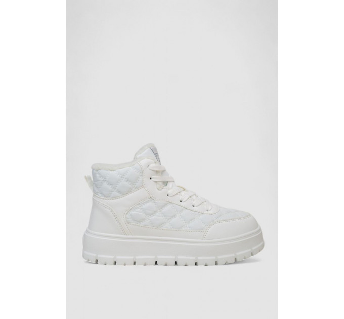 Кроссовки женские зимние на меху, цвет белый, 248RCX633