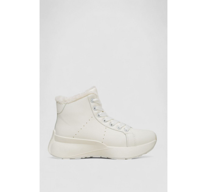 Ботинки женские зимние на меху, цвет белый, 248RXM20