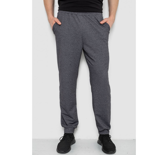 Спортивные штаны мужские, цвет темно-серый, 238R122-1