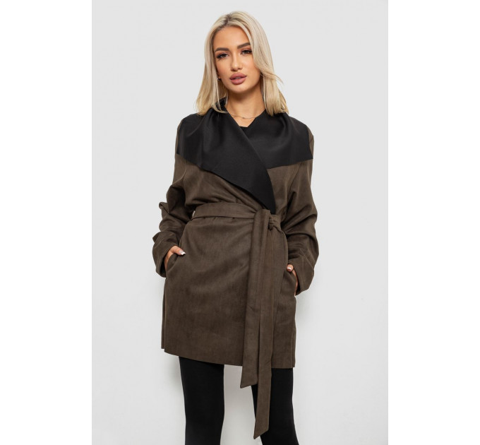 Кардиган женский однотонный, цвет хаки, 257R001