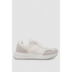 Кроссовки женские, цвет бело-серый, 248RG130