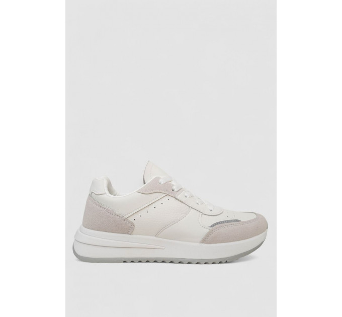 Кроссовки женские, цвет бело-серый, 248RG130