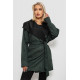 Кардиган женский однотонный, цвет зеленый, 257R001