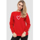 Свитшот женский, цвет красный, 238R57162
