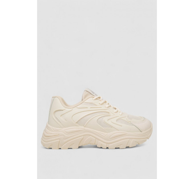 Кроссовки женские, цвет бежевый, 248RA60