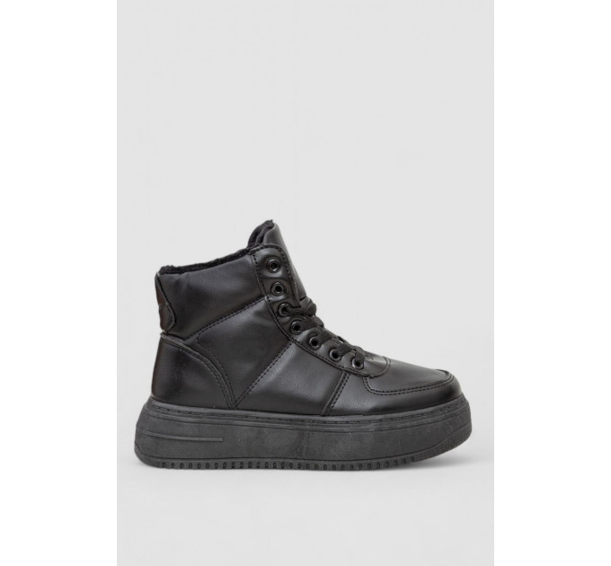 Ботинки женские зимние на меху, цвет черный, 248RTM170