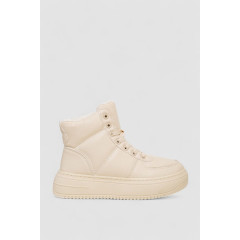 Ботинки женские зимние на меху, цвет бежевый, 248RTM170