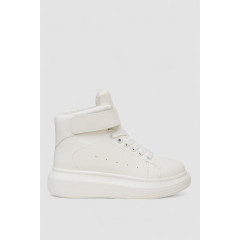 Кроссовки женские зимние на меху, цвет белый, 248RA2252