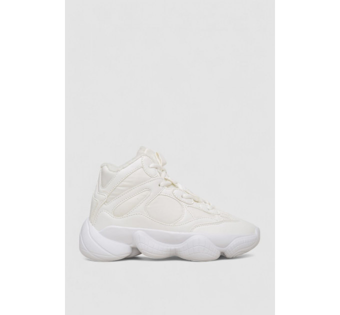 Кроссовки женские зимние на меху, цвет белый, 248RCX706