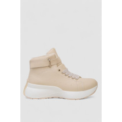 Ботинки женские зимние на меху, цвет бежевый, 248RXM26
