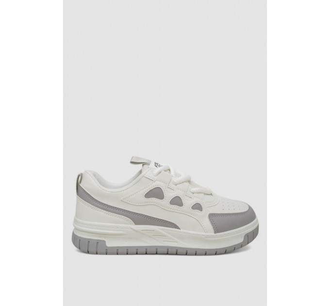 Кроссовки мужские демисезонные, цвет бело-серый, 243RHK110