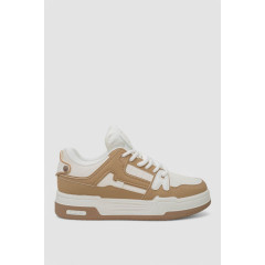 Кроссовки мужские демисезонные, цвет бело-бежевый, 243RHK71