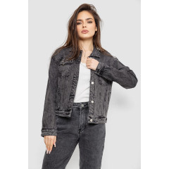 Куртка женская джинсовая 255RA22680, цвет Серый