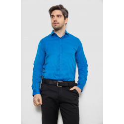 Рубашка мужская однотонная, цвет голубой, 186R6917