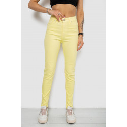 Джинсы женские Slim Fit, цвет желтый, 182R1489S19