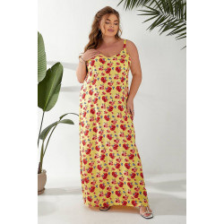 Сарафан женский с принтом, цвет желтый, 257R352