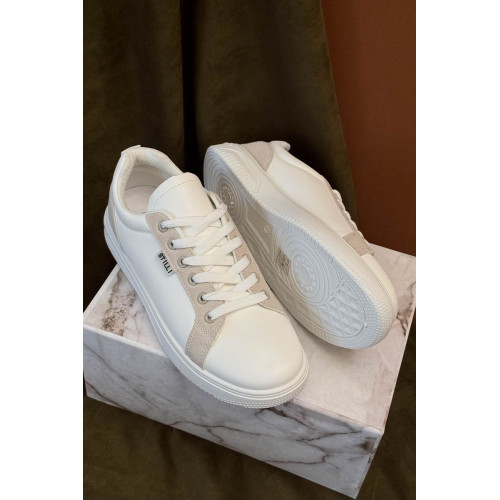 Кеды мужские, цвет бело-бежевый, 248RR196-8R