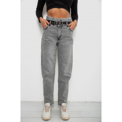 Джинсы женские Baggy Papei, цвет серый, 244R00158