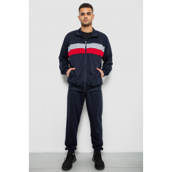 Спортивный костюм мужской двухнитка, цвет синий, 244R9167