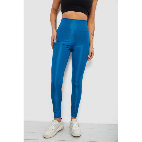 Лосины женские однотонные, цвет бирюзовый, 214R155