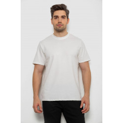 Футболка мужская однотонная, цвет молочный, 238R155