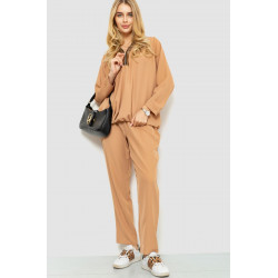 Костюм женский, цвет бежевый, 131R660