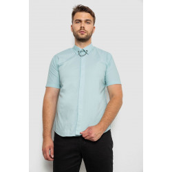 Рубашка мужская однотонная, цвет мятный, 214R6917