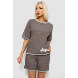 Костюм женский повседневный, цвет серый, 257R604