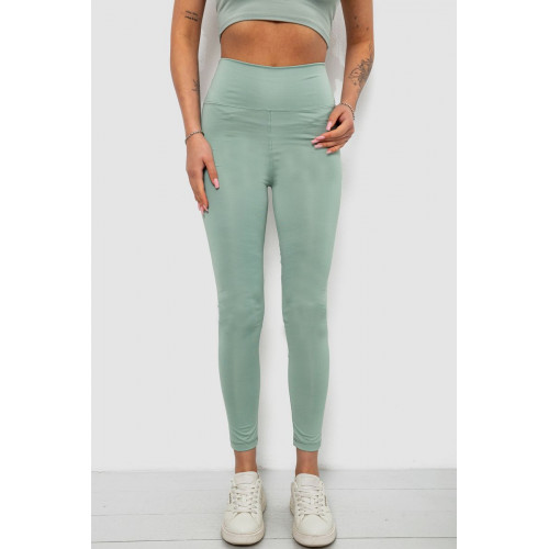 Лосины женские однотонные, цвет оливковый, 214R155