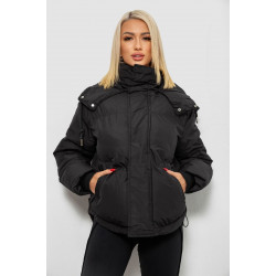 Куртка женская зимняя короткая, цвет черный, 244R983