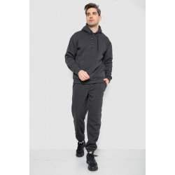 Спорт костюм мужской на флисе, цвет темно-серый, 190R235