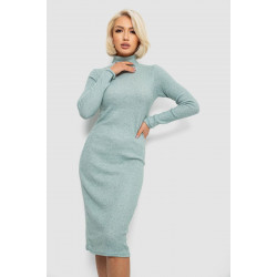 Платье повседневное утепленное, цвет оливковый, 257R115