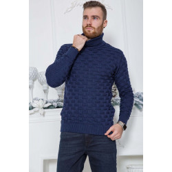 Свитер мужской, цвет джинс, 161R602