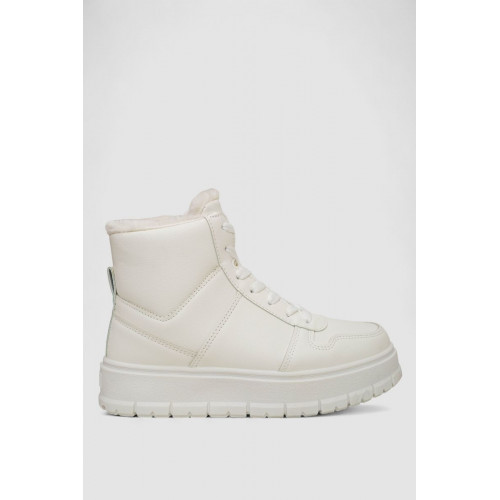 Кроссовки женские зимние на меху, цвет белый, 248RMB07
