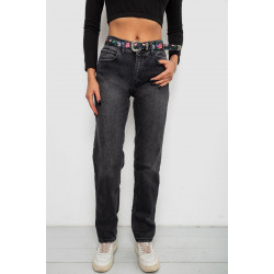 Джинсы женские Boyfriend, цвет черный, 244R1258