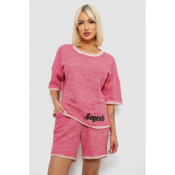 Костюм женский повседневный, цвет розовый, 257R604