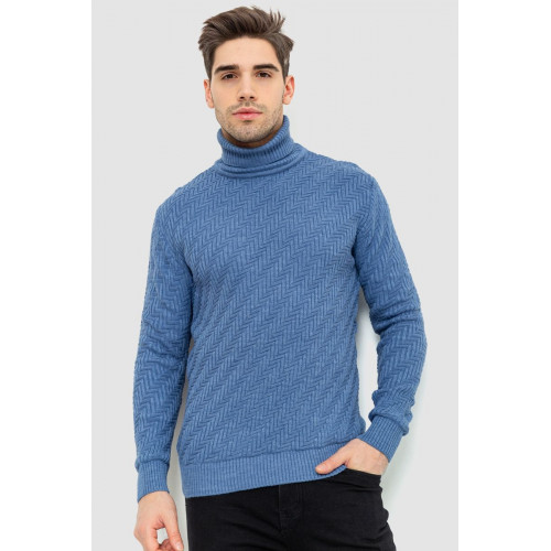 Гольф мужской, цвет джинс, 161R696