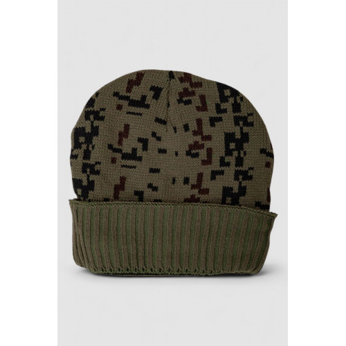 Шапка мужская камуфляжная на меху, цвет хаки, 244RM49
