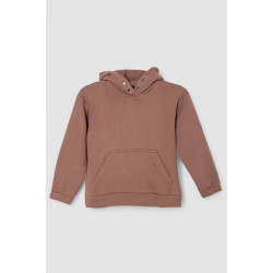 Спортивный костюм детский на флисе, цвет мокко, 102R1520