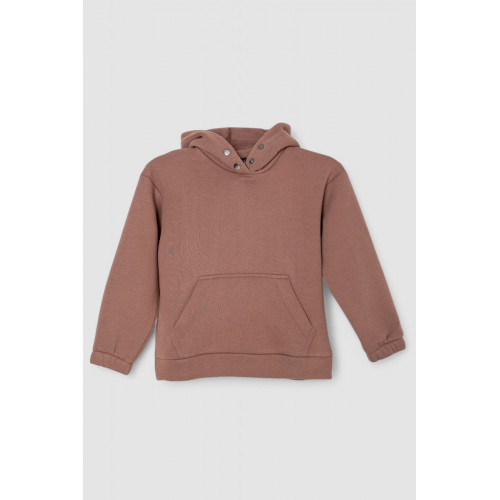 Спортивный костюм детский на флисе, цвет мокко, 102R1520