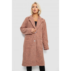 Пальто женское без подкладки, цвет пудровый, 257R99